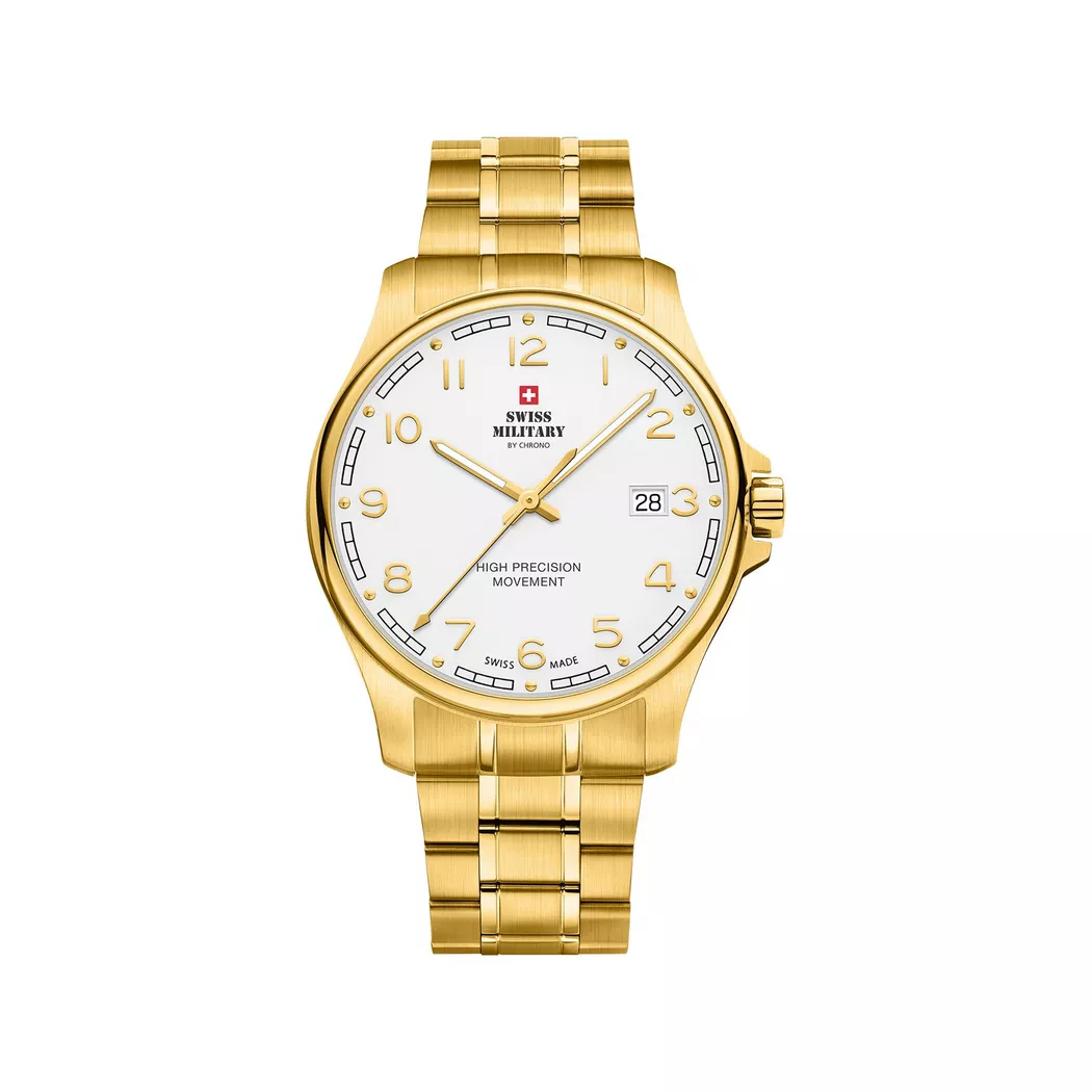 Swiss Military - Analoguhr, 39mm, Goldfarben