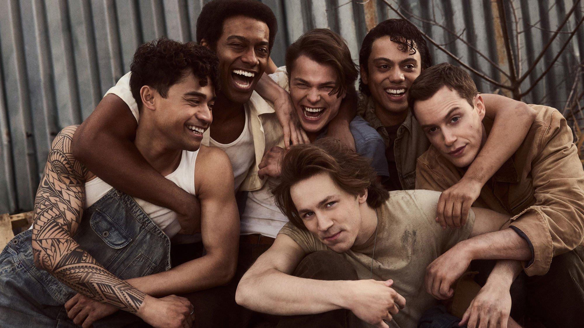 “The Outsiders” Broadway cast.