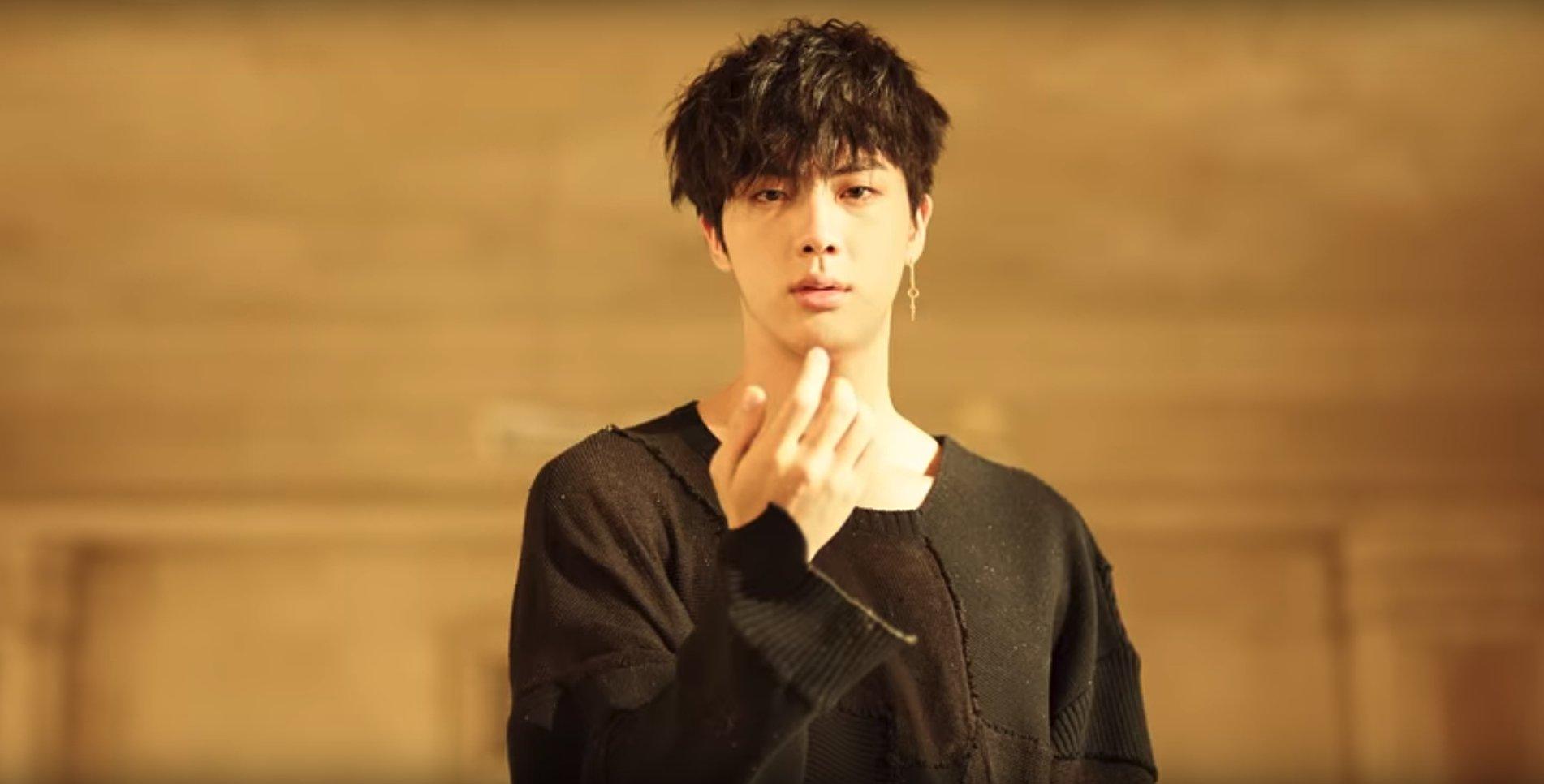 BTS' Jin from "Fake Love" music video