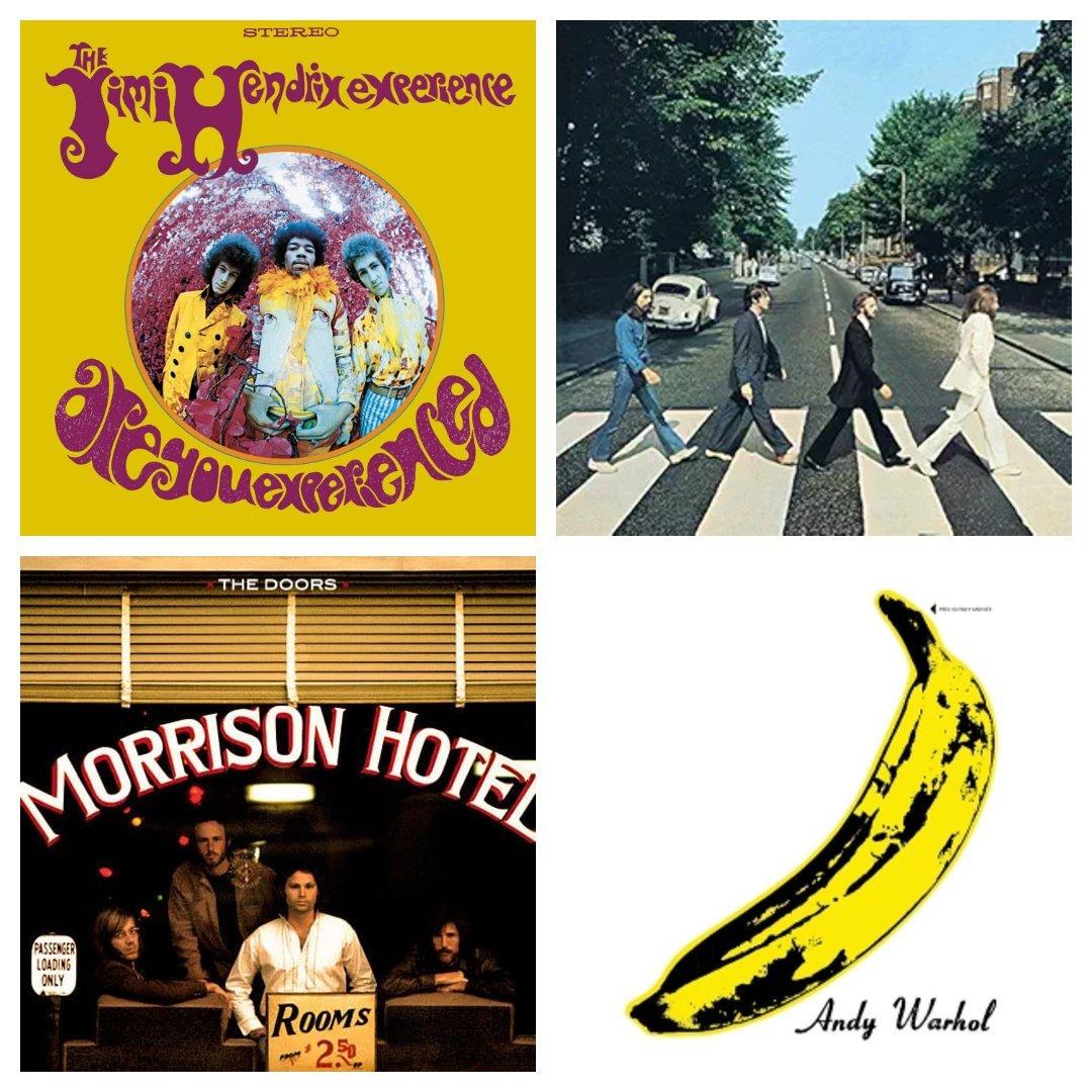 1960s Album Covers Collage