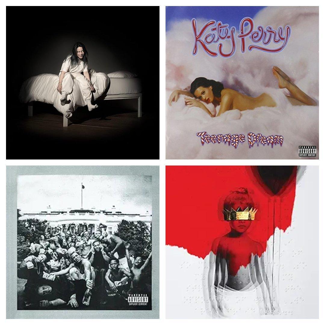2010s Album Covers Collage