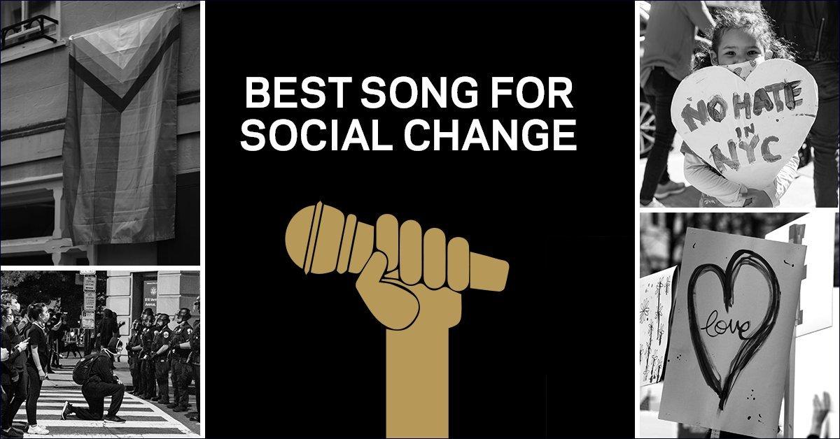 Graphic for the Best Song For Social Change Special Merit Award at the 2023 GRAMMYs