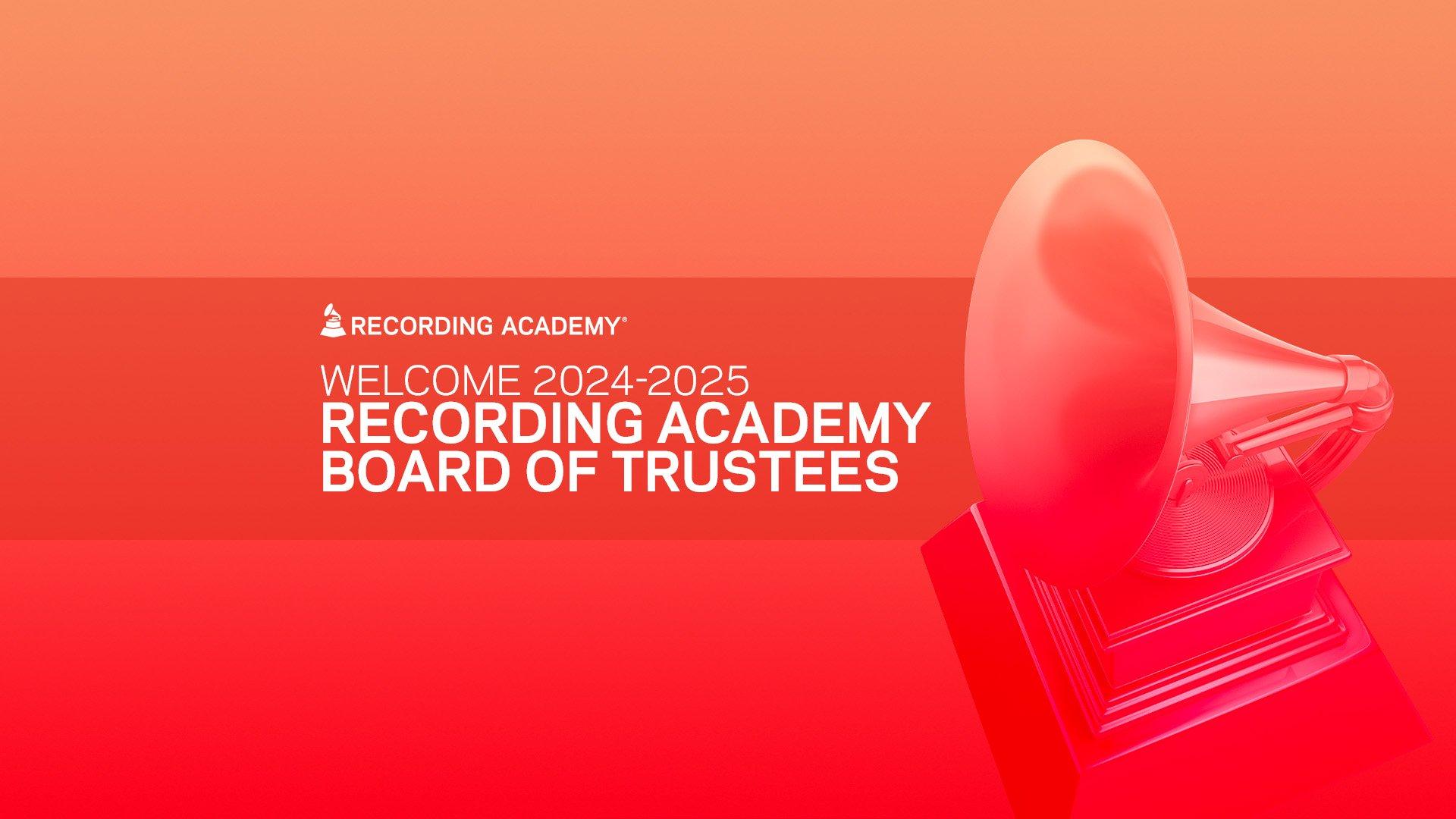 Recording Academy Board of Trustees graphic