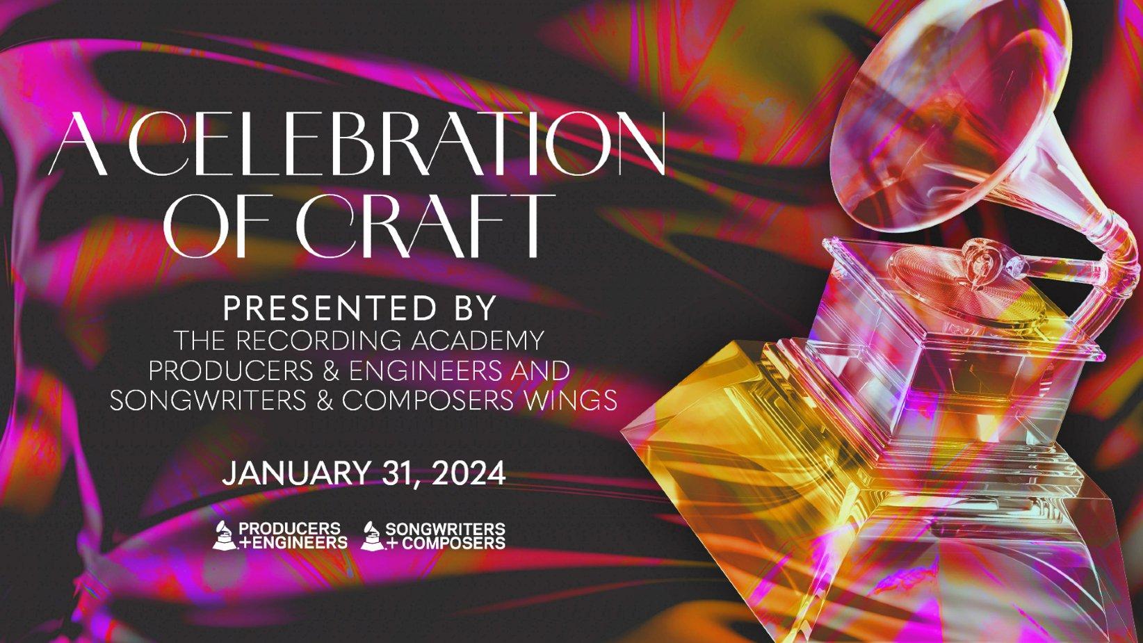 “A Celebration of Craft,” the first-ever event presented by the Recording Academy’s two craft wings, will kick off GRAMMY Week 2024 and salute producer/engineer and seven-time GRAMMY winner Leslie Ann Jones on Wednesday, Jan. 31.