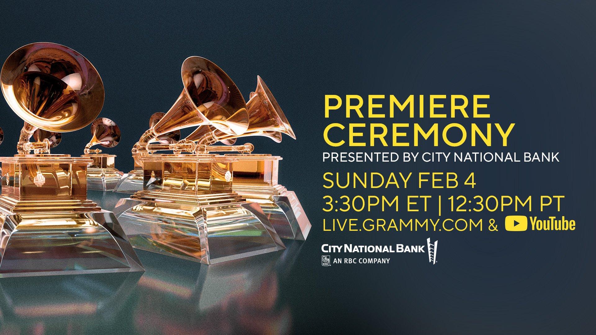 2024 GRAMMYs Premiere Ceremony Airs Sunday, Feb. 4 Who Will Take Home