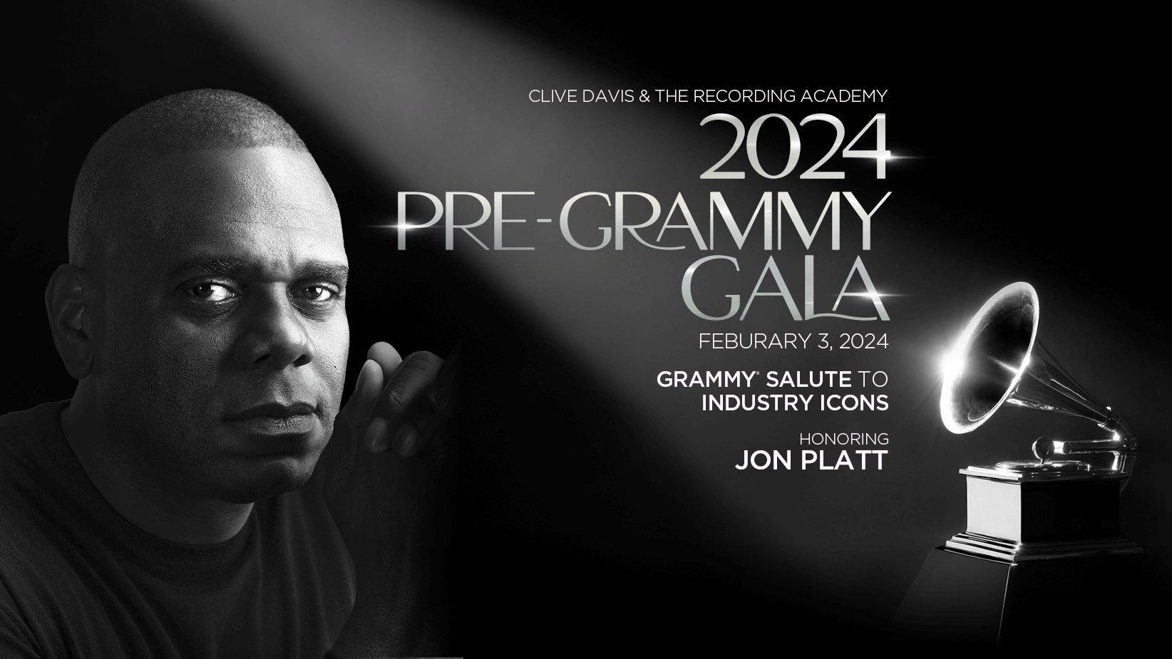 Sony Music Publishing Chairman & CEO Jon Platt will receive the GRAMMY Salute To Industry Icons honor at the 2024 Pre-GRAMMY Gala