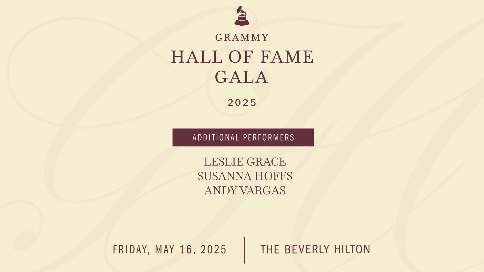 2025 GRAMMY Hall Of Fame Gala Performers