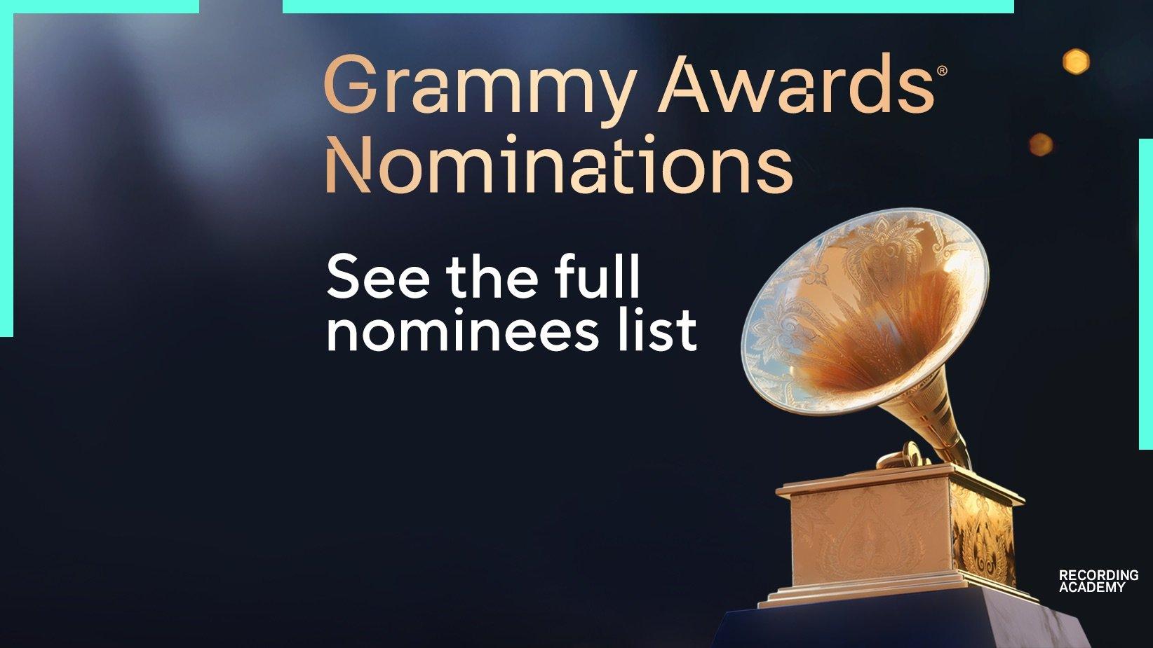 2025 GRAMMYs: See The OFFICIAL Full Nominations List | GRAMMY.com