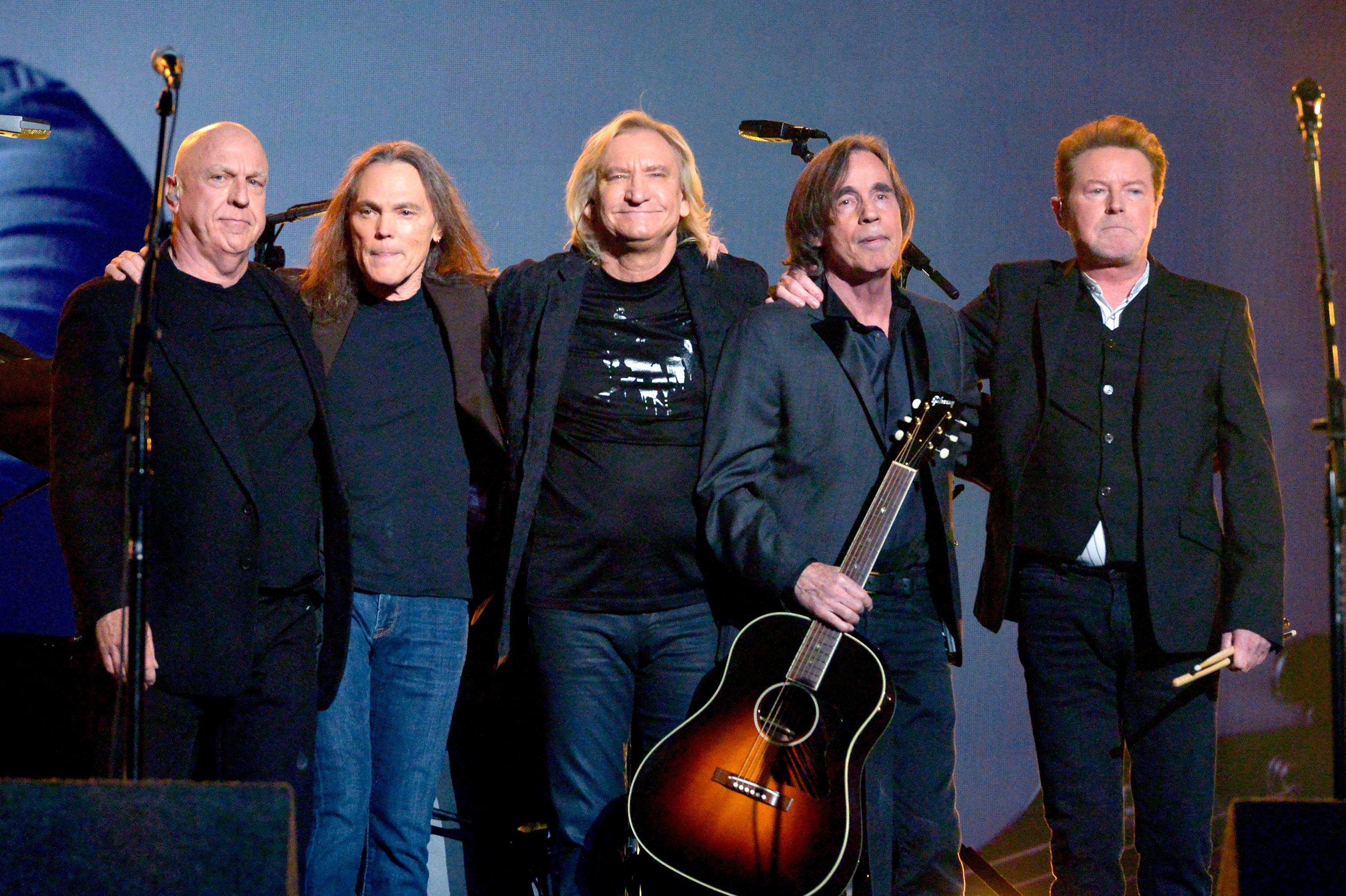 Eagles perform at the 58th GRAMMYs in 2016