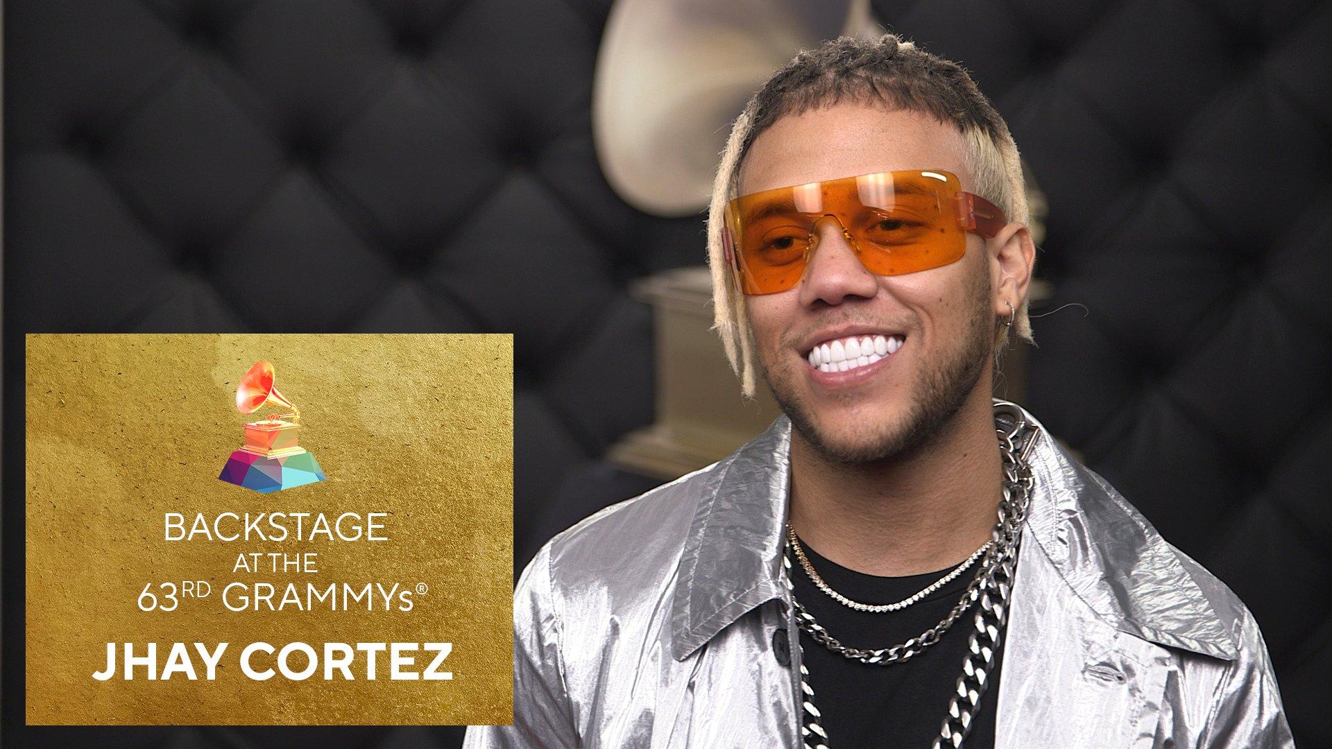 Watch: Jhay Cortez Backstage At The 63rd GRAMMYs
