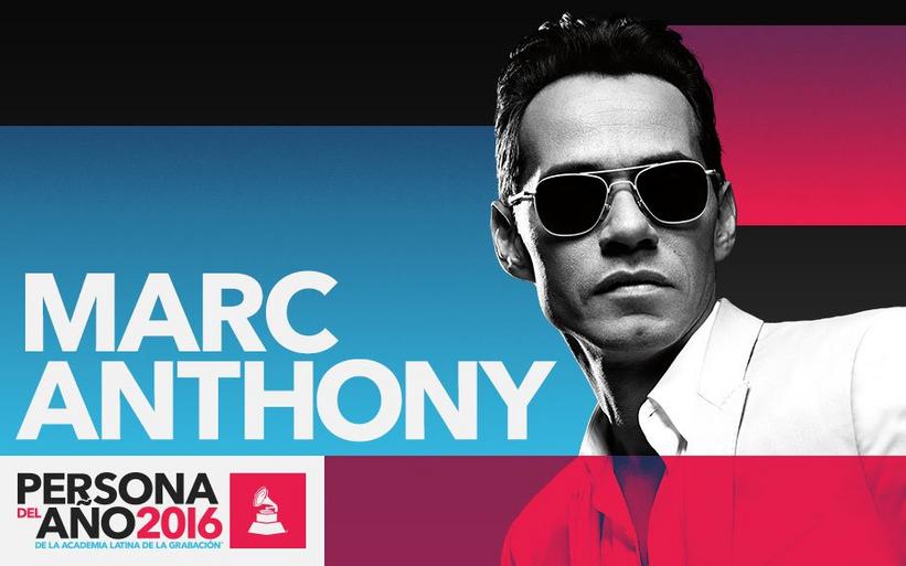 Marc Anthony es nombrado Persona del Año 2016 de La Academia Latina de la Grabación®