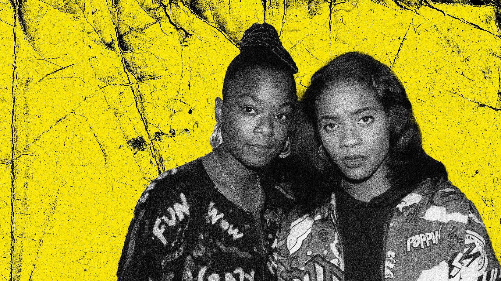 Roxanne Shanté and MC Lyte in the 1990s