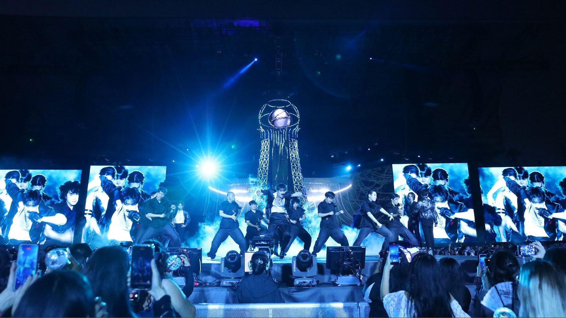 Stray Kids concert experience captured in a photo, showcasing the energy and excitement of the 2025 tour