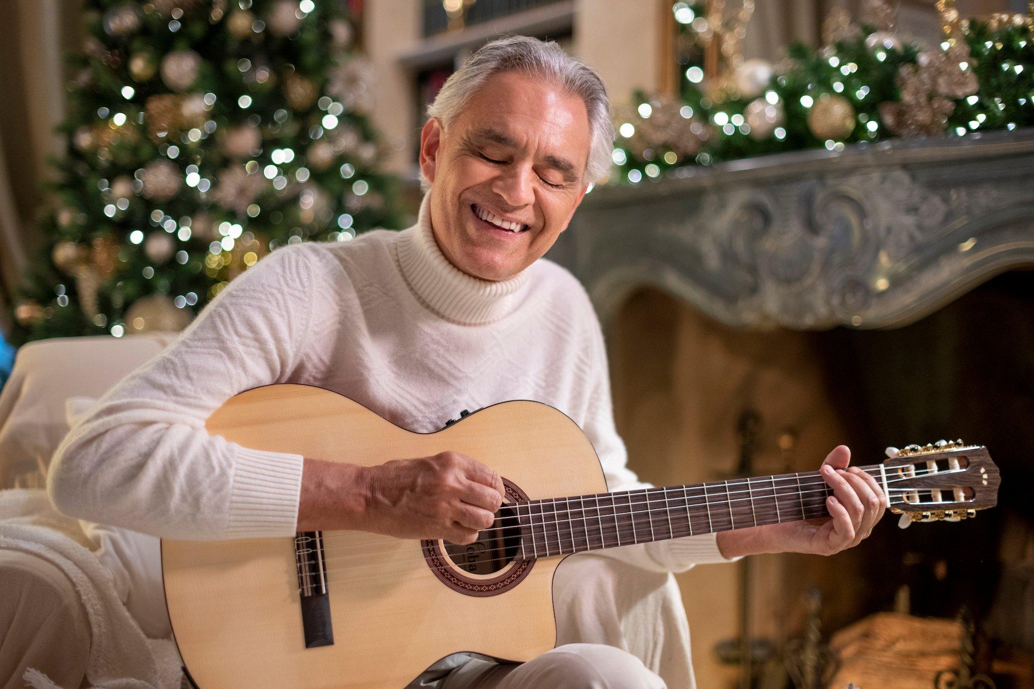 How Andrea Bocelli Is Bringing A Very Family Christmas To The Masses