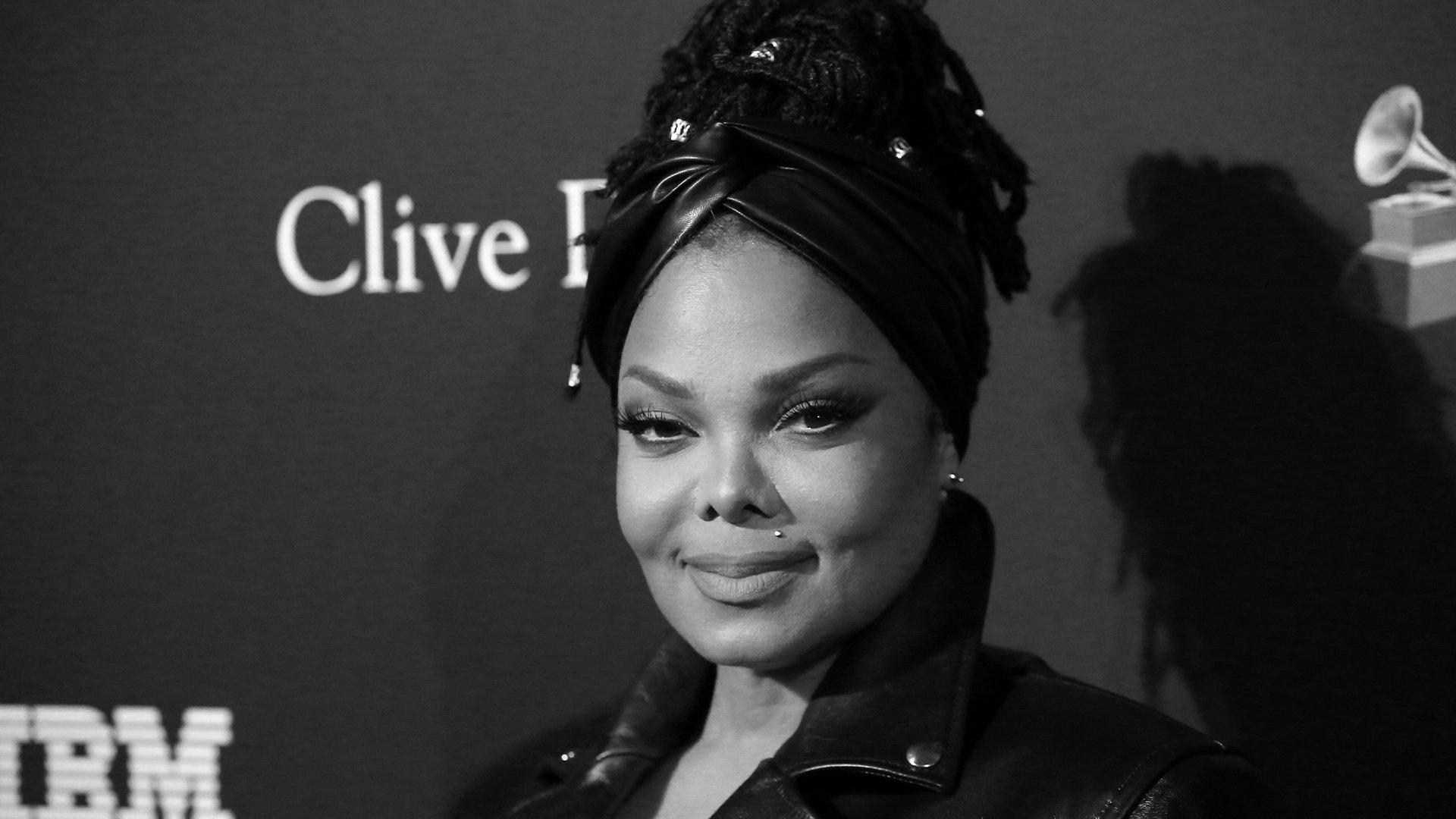 Janet Jackson posing in an image for Black Sounds Beautiful