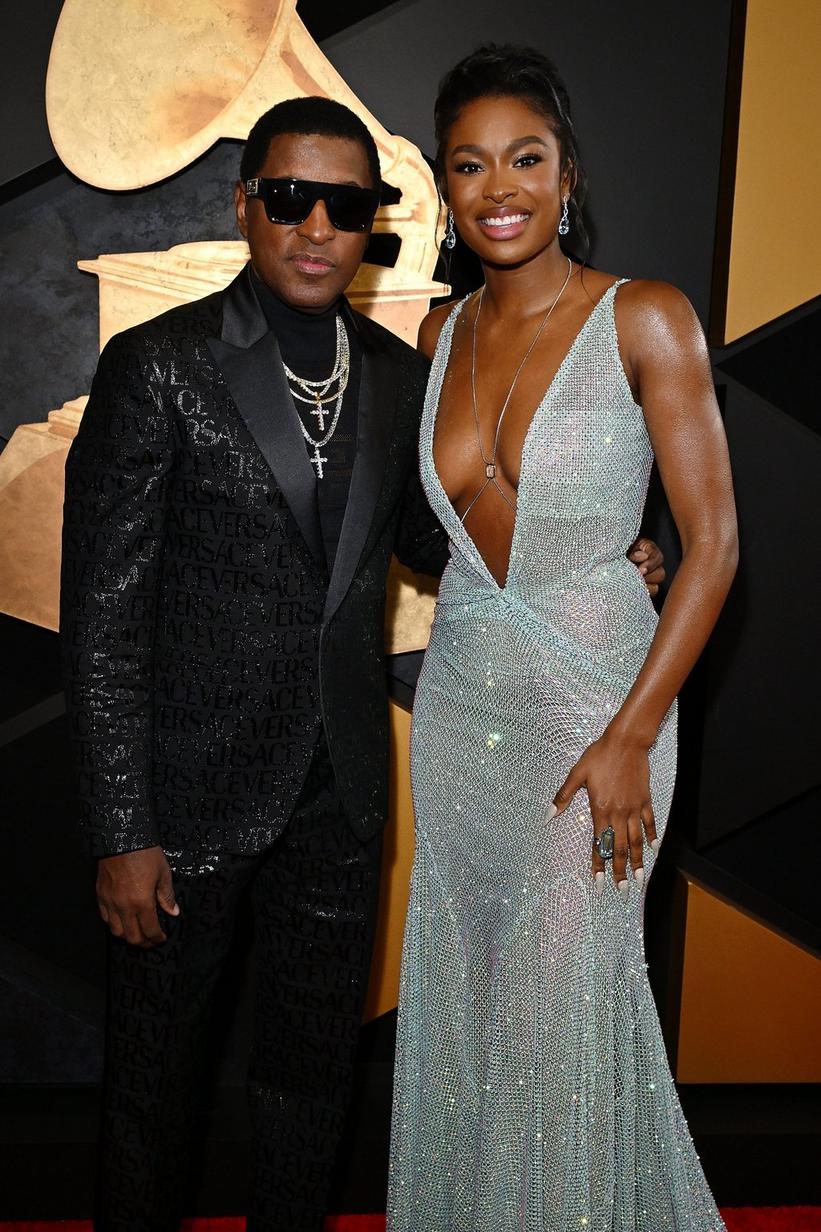 Babyface and Coco Jones on 2024 GRAMMYs red carpet