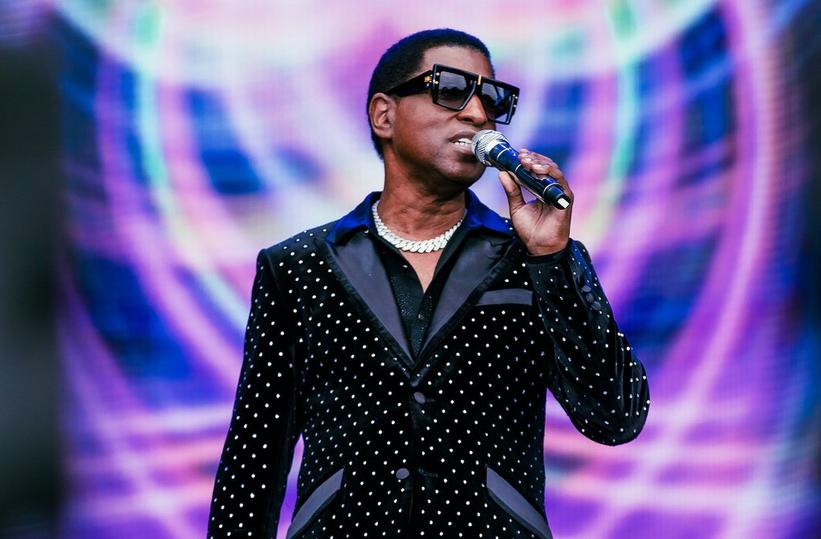 Babyface performing at Roots Picnic 2024