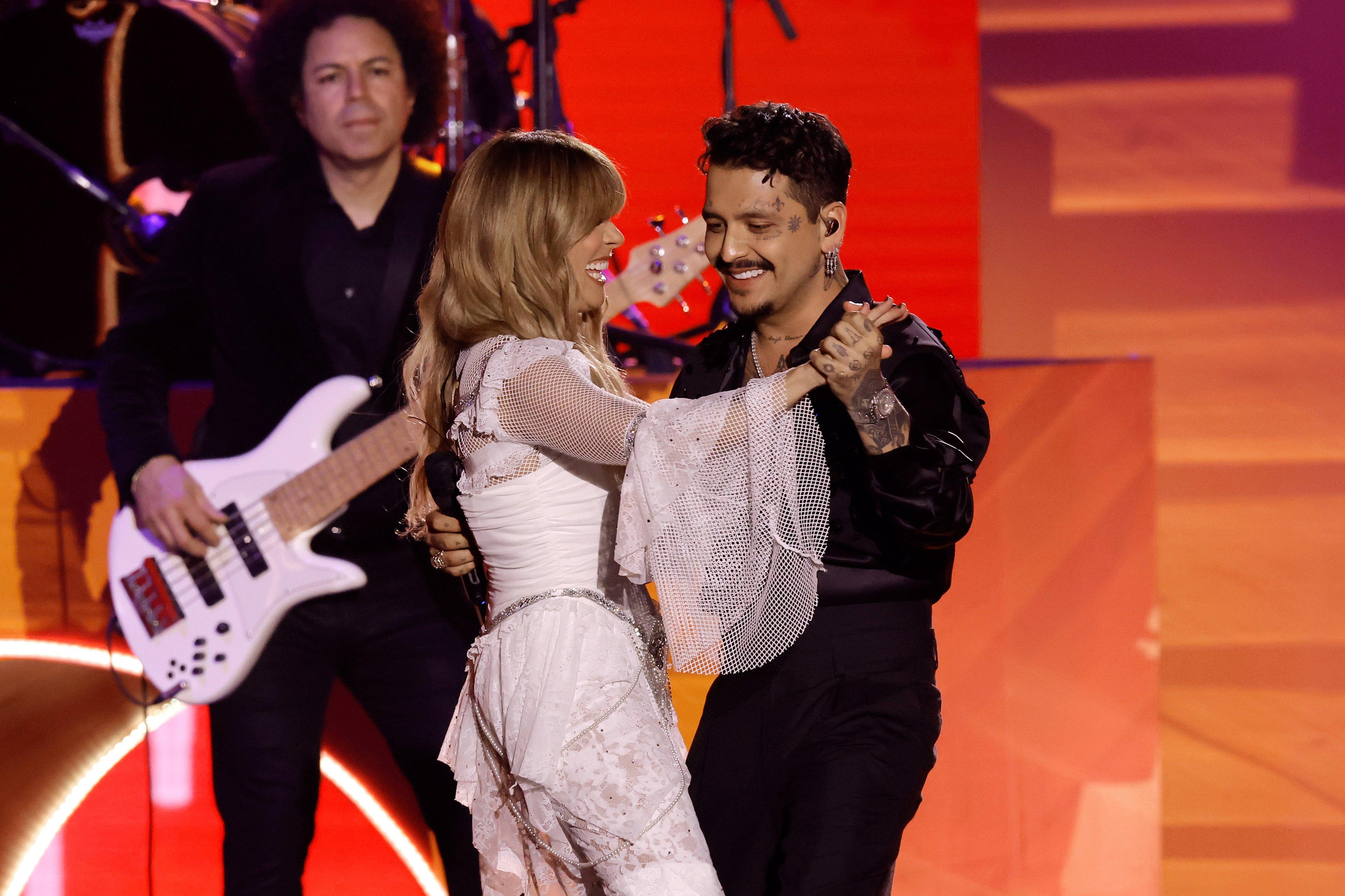 Christian Nodal And Kany García Perform A Stirring “La Siguiente” At The 2023 Latin GRAMMYs