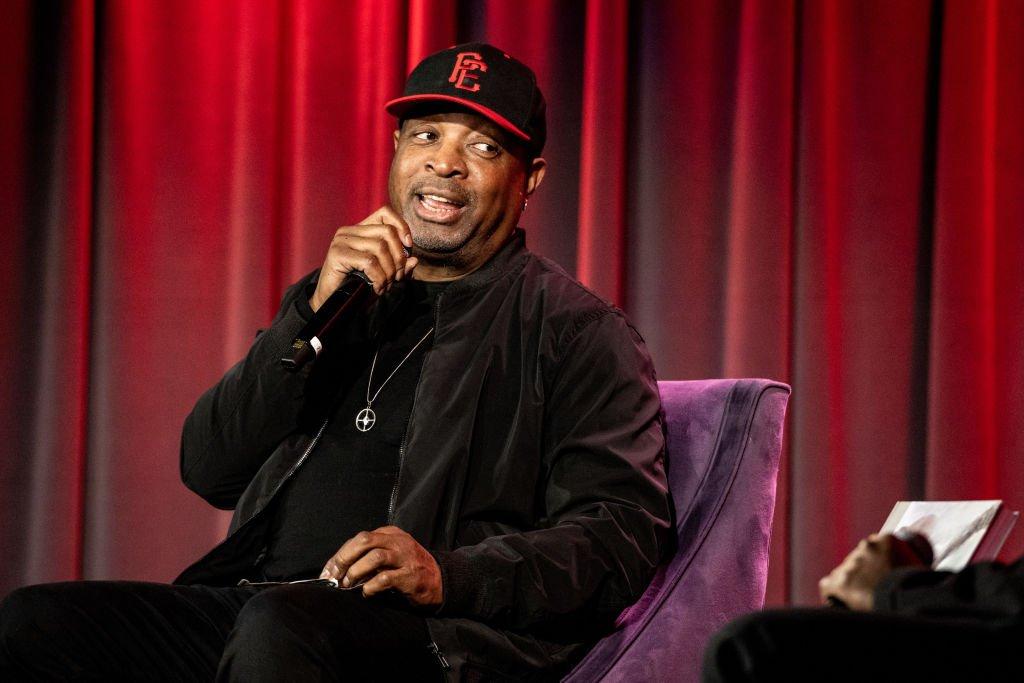 Chuck D speaks  at The GRAMMY Museum