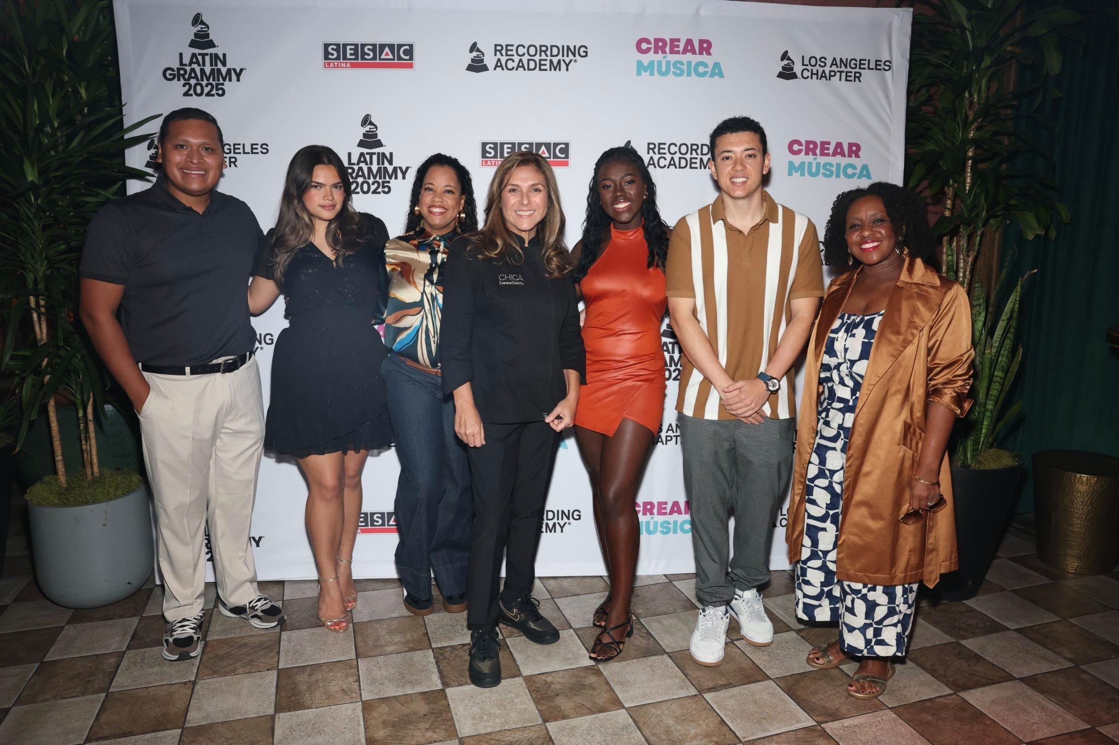 Recording Academy staffers and guests attend the Crear Música: Elevating Culture, Empowering Community event on Nov. 12, 2025, in Las Vegas, Nevada.