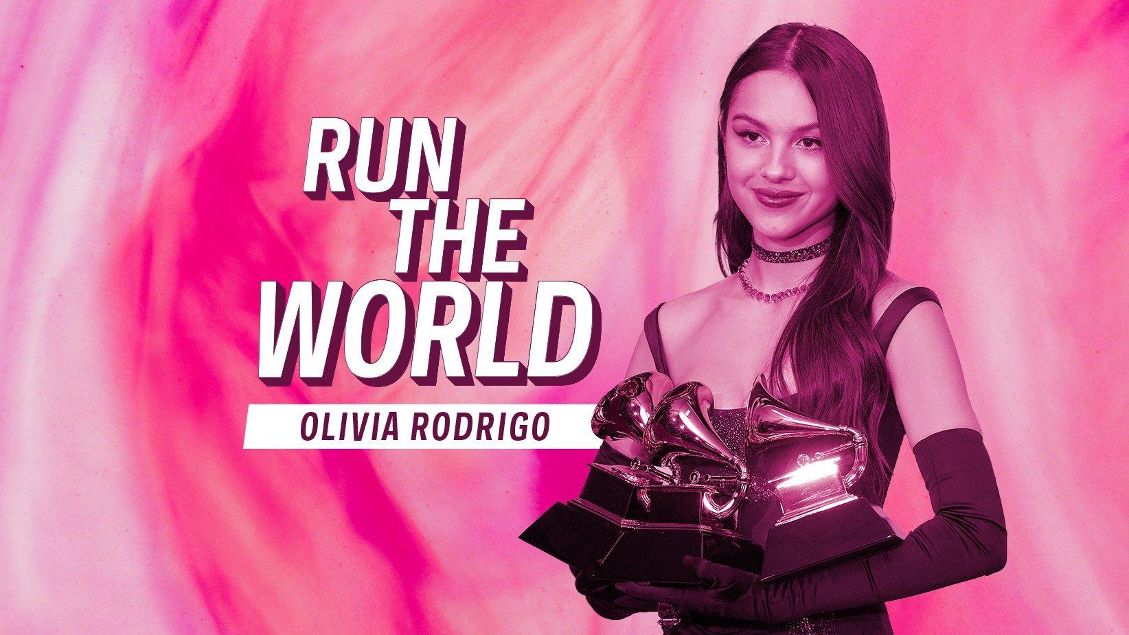 Olivia Rodrigo Run The World hero