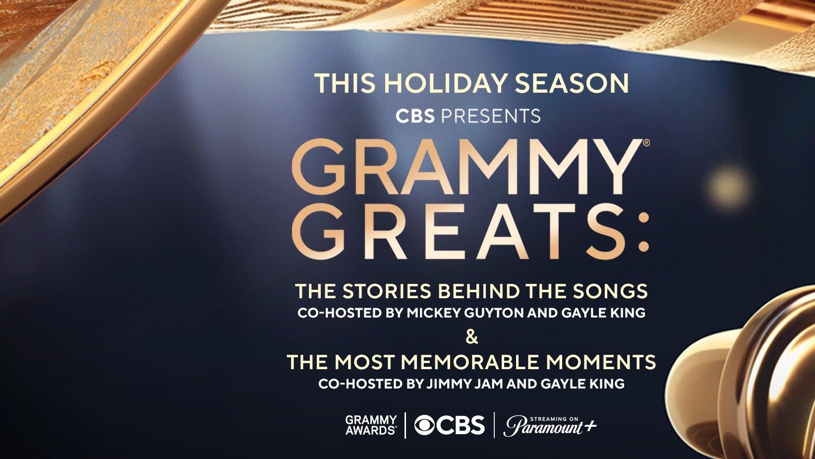 How To Watch "GRAMMY Greats" Holiday Specials "The Stories Behind The Songs" & "The Most