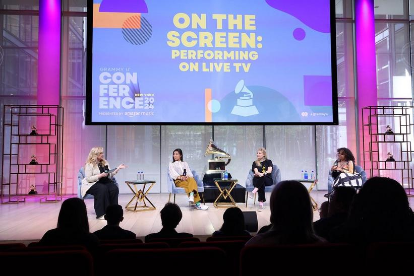 The “Sounds of the Stage” panel at the GRAMMY U conference