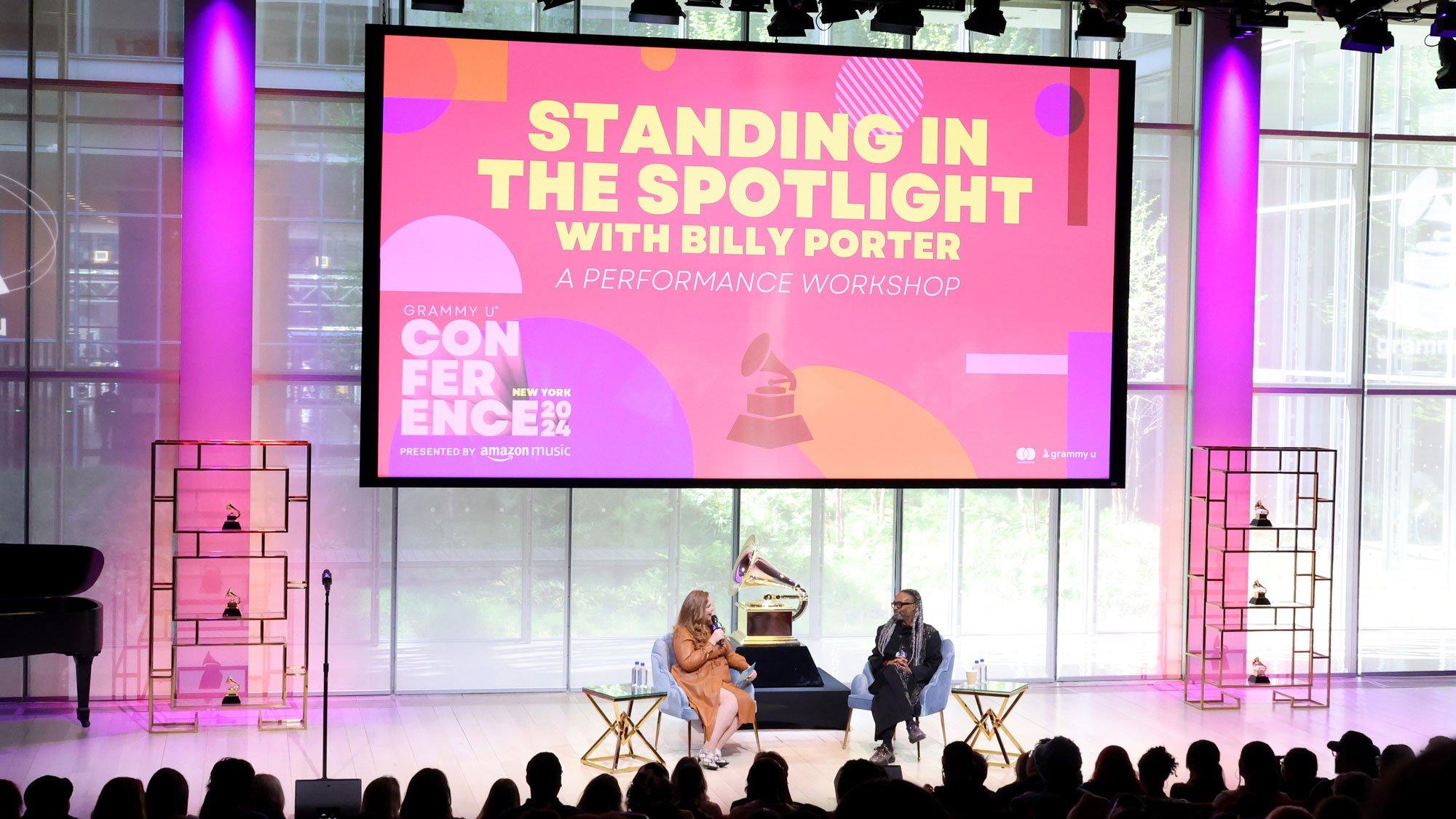 Billy Porter at the GRAMMY U conference in New York City