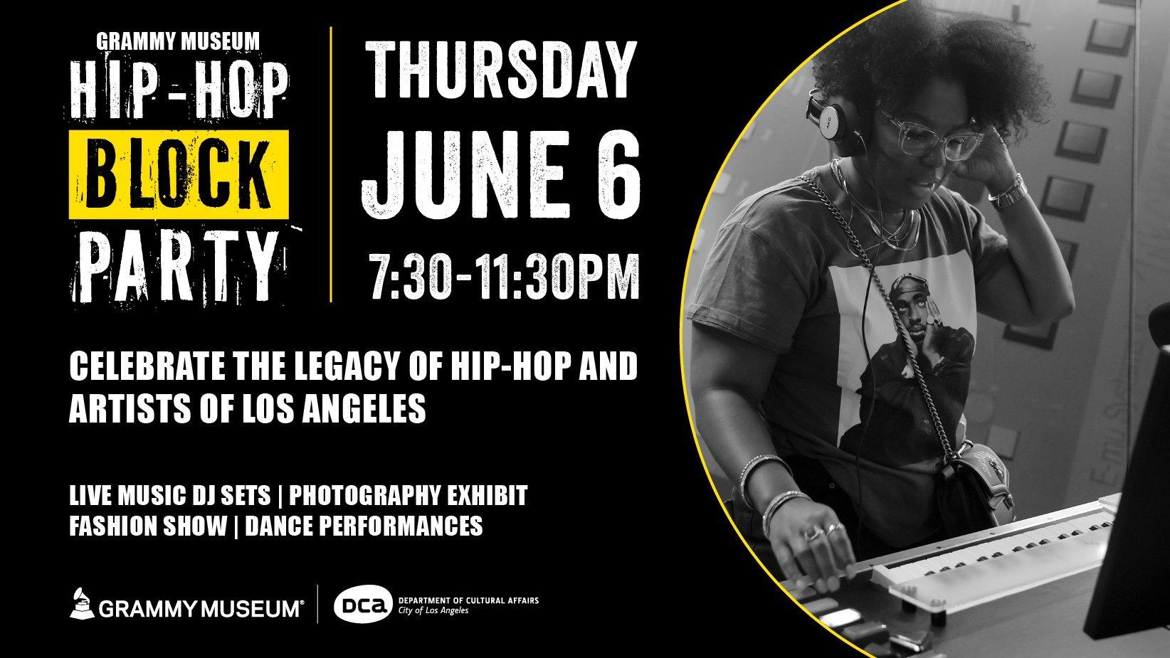 GRAMMY Museum Announces HipHop Block Party On June 6 What To Know