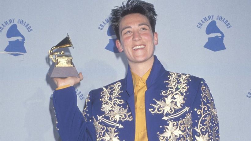 GRAMMY Rewind: K.D. Lang Honors Her First GRAMMY Win With A Celebratory "Yeehaw" In 1990
