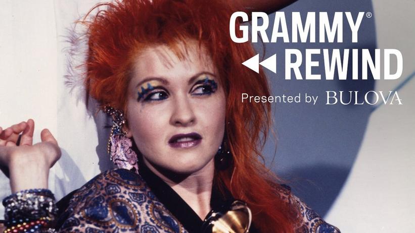 GRAMMY Rewind: Watch Cyndi Lauper Win Her First GRAMMY For Best New Artist In 1985