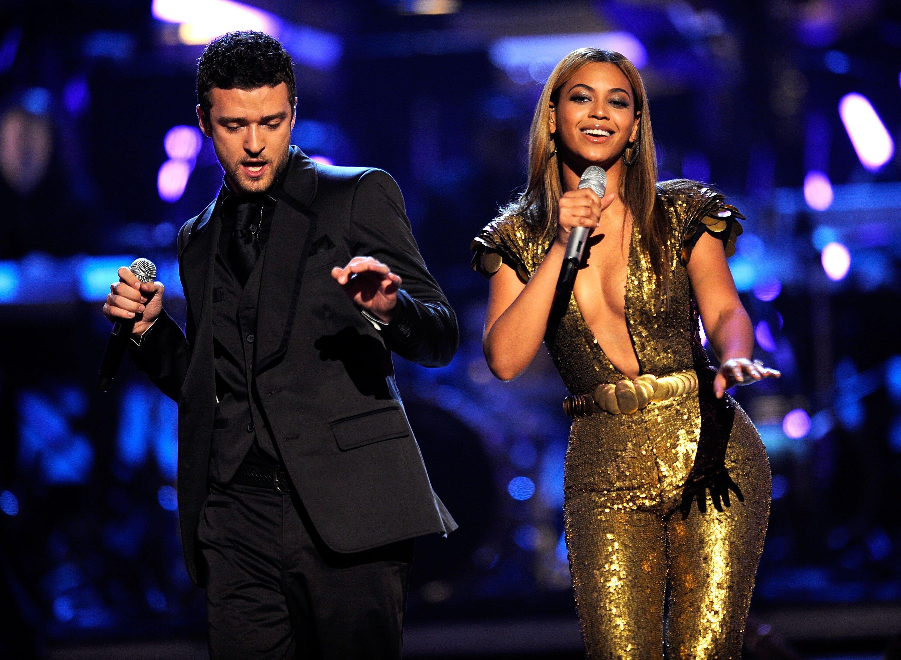 Beyonce Justin Timberlake Performing 2008