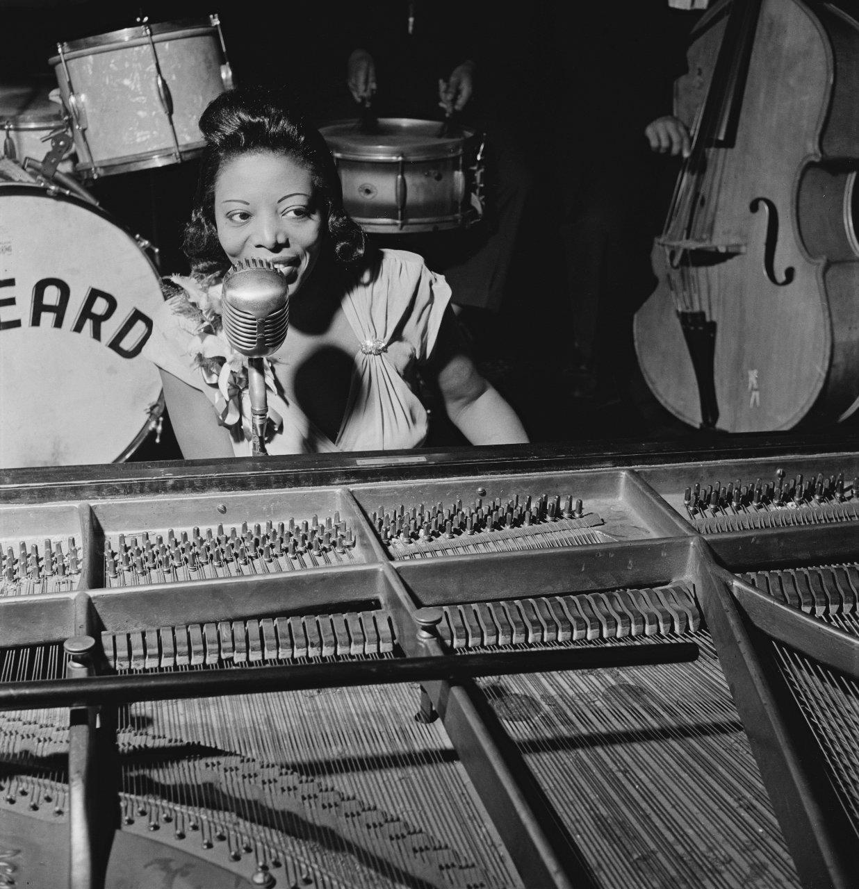 Mary Lou Williams playing piano