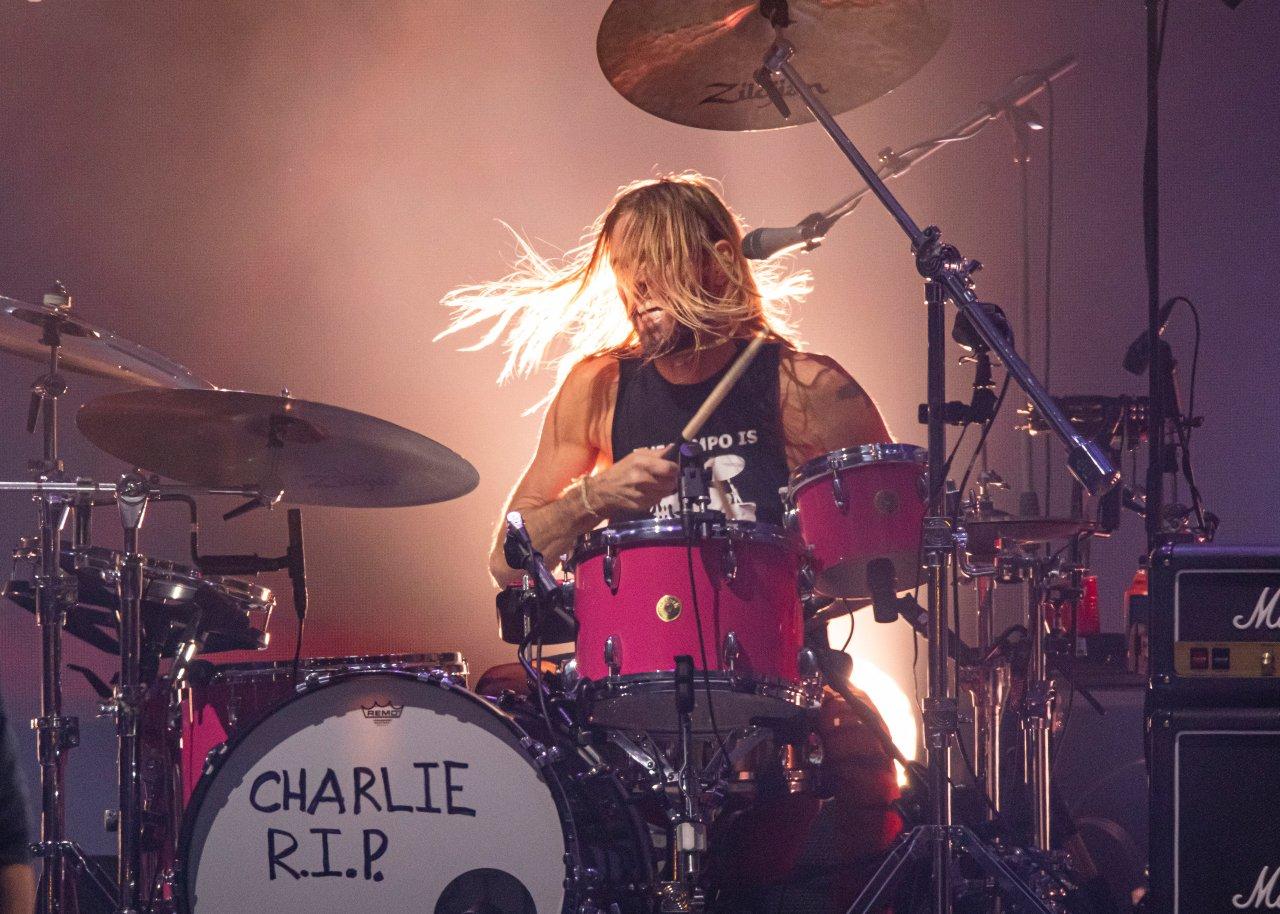 Taylor Hawkins of Foo Fighters performs on day 1 of Shaky Knees Festival at Atlanta Central Park on October 22, 2021 in Atlanta, Georgia.