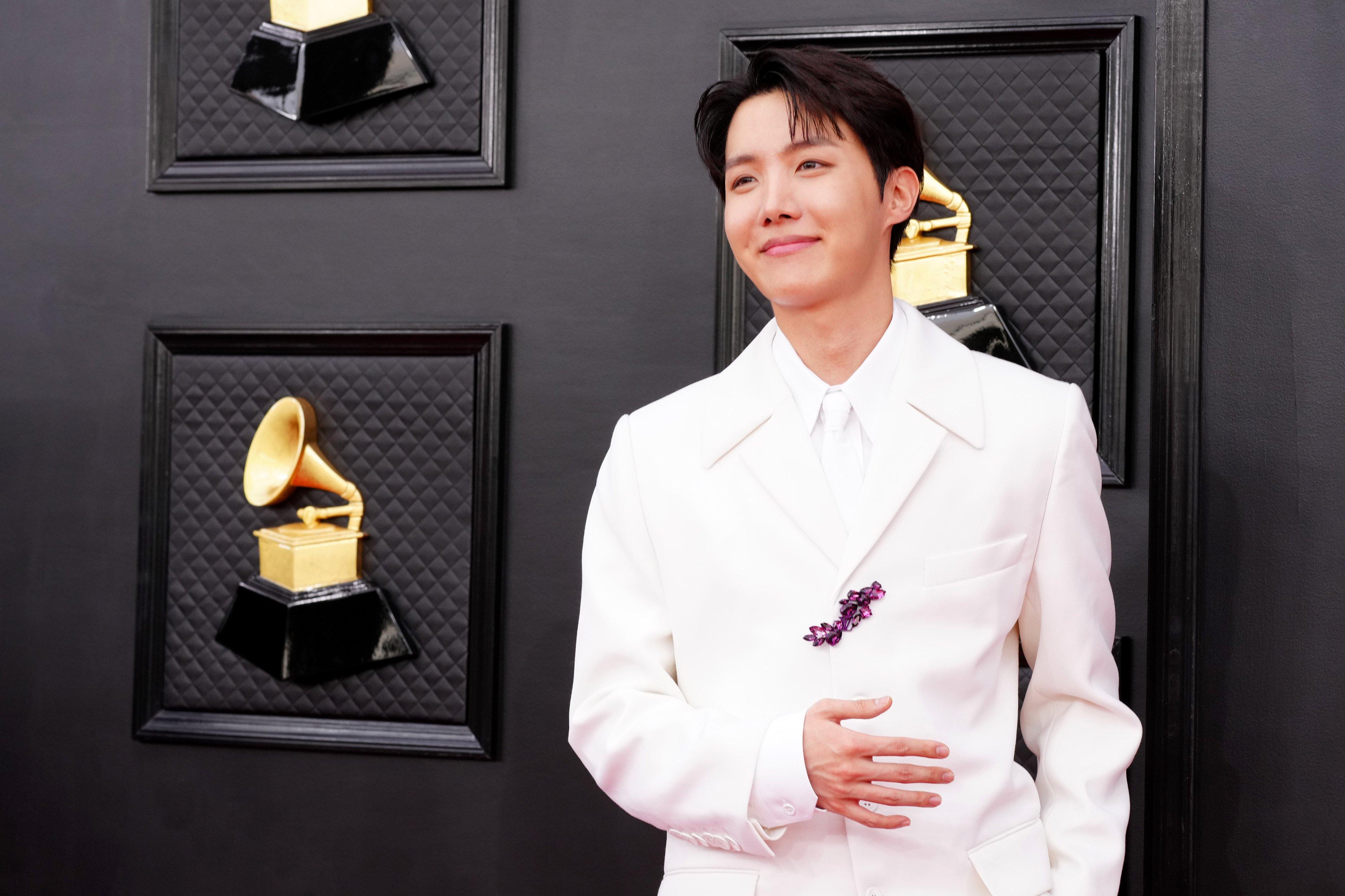 j-hope at the GRAMMYs 2022