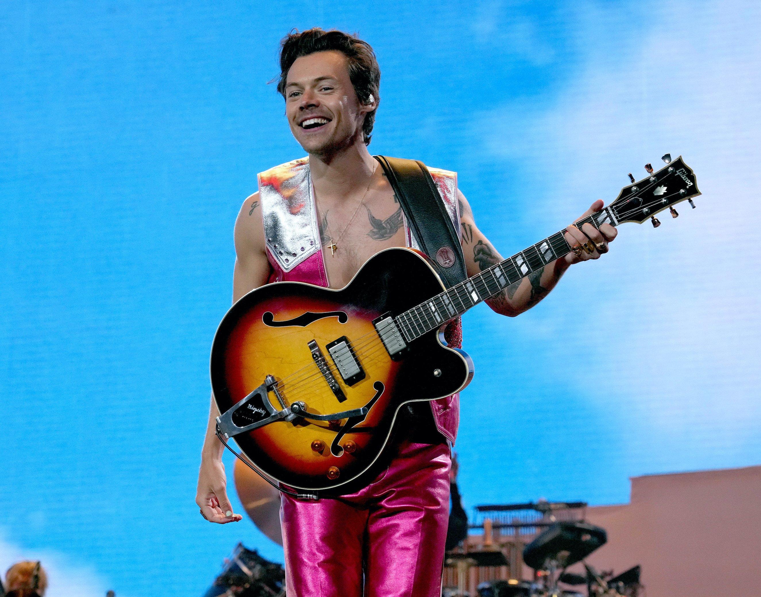 Harry Styles Performing At Coachella 2022