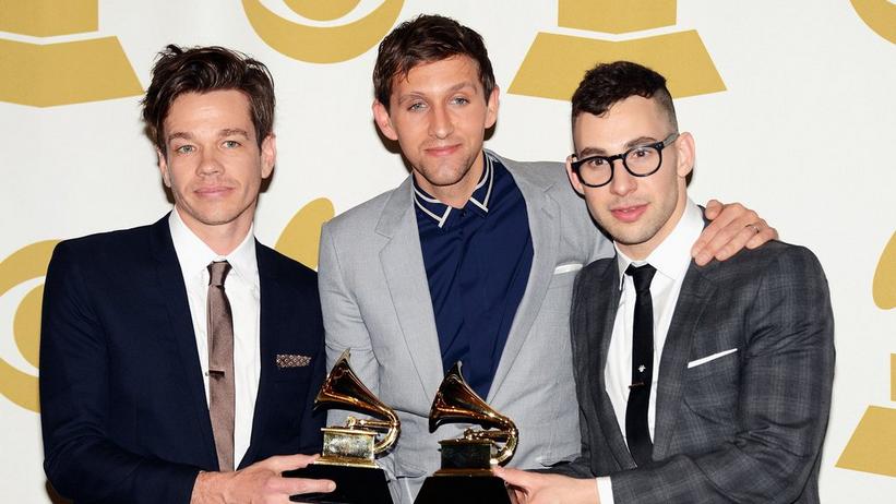 GRAMMY Rewind: Fun. Jokes About The Irony Of "We Are Young" After Winning Song Of The Year At The 2013 GRAMMYs