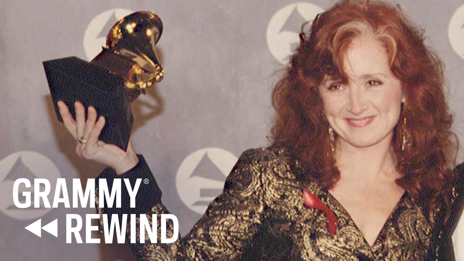 Watch An Ironically Speechless Bonnie Raitt Win A GRAMMY For "Something