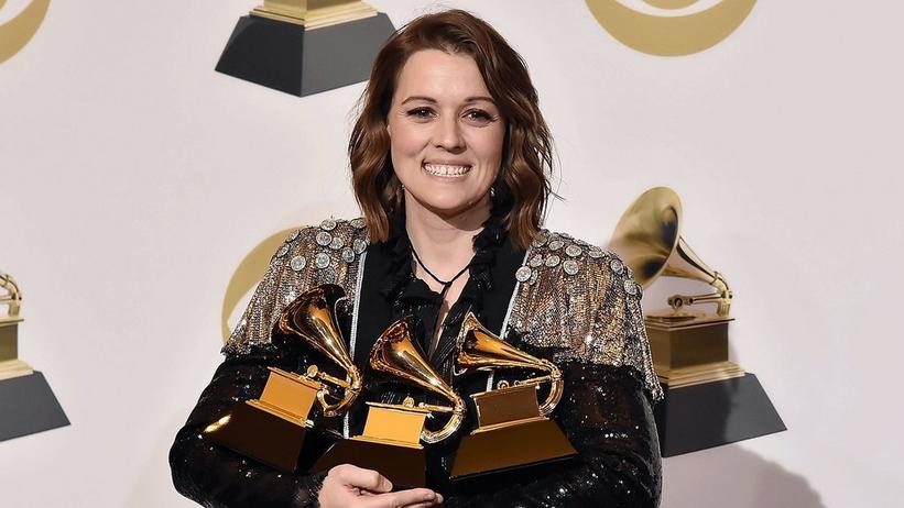 GRAMMY Rewind: Brandi Carlile Nervously Accepts Her First GRAMMY After "The Joke" Wins In 2019