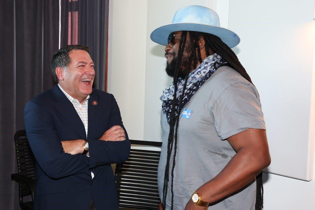 Rep. Green and Gramps Morgan