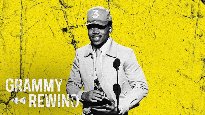 GRAMMY Rewind: Chance The Rapper Thanks SoundCloud For "Holding It Down" After Winning Best Rap Album In 2017