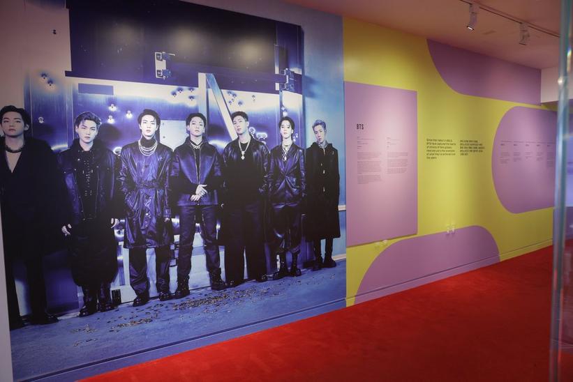 BTS Feature at GRAMMY Museum's HYBE Exhibit