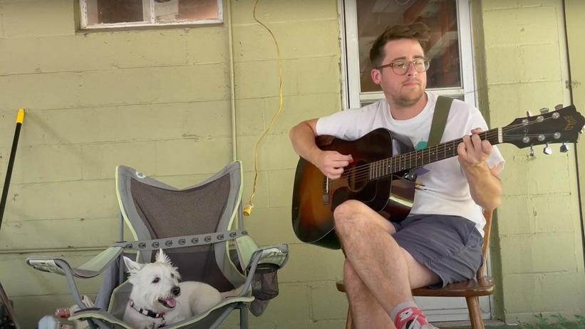 Press Play At Home: Rock Eupora Strips Down "Intimacy" For A Relaxed Patio Jam Session, Guest-Starring His Pup