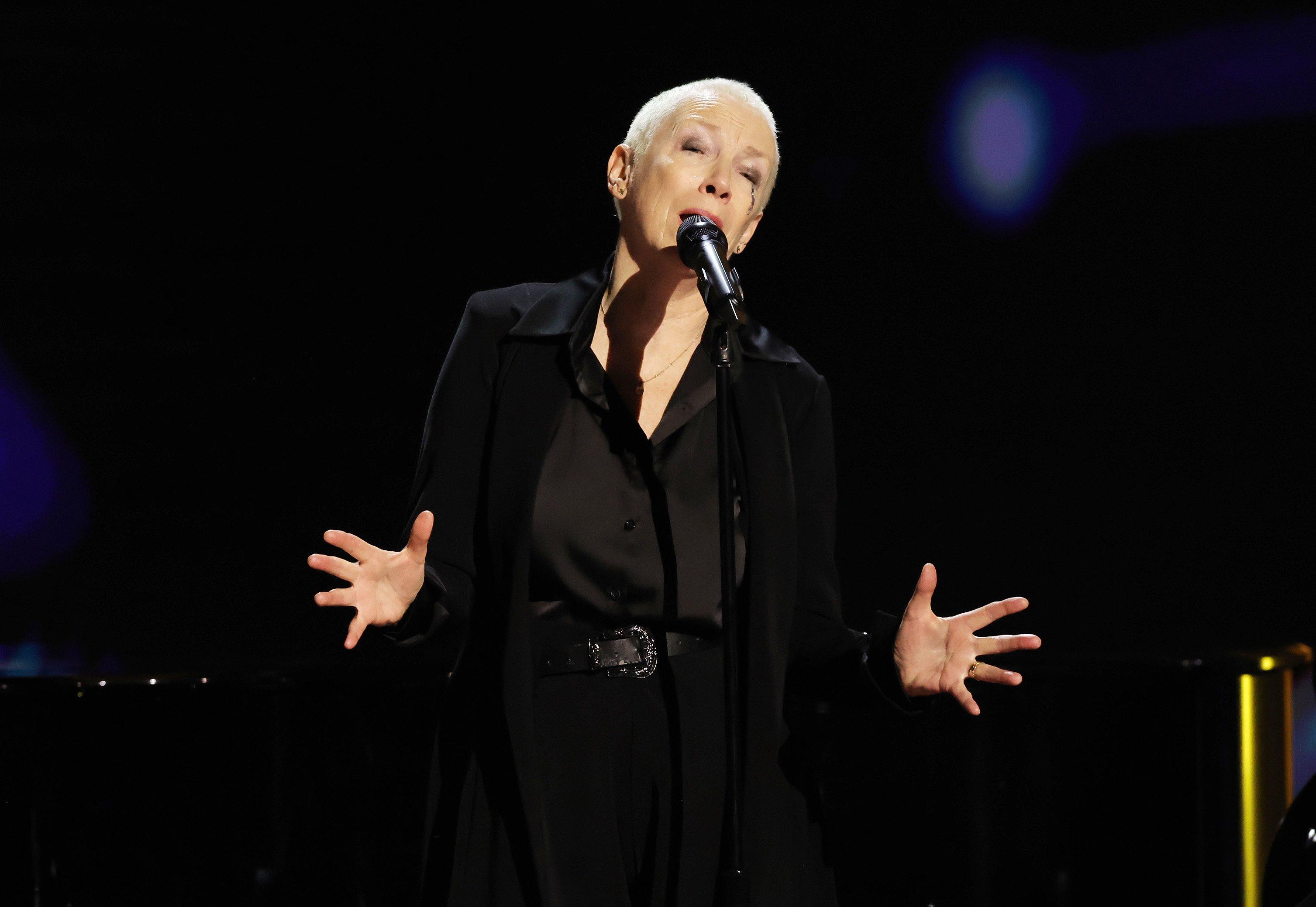Annie Lennox performs during the 66th GRAMMY Awards