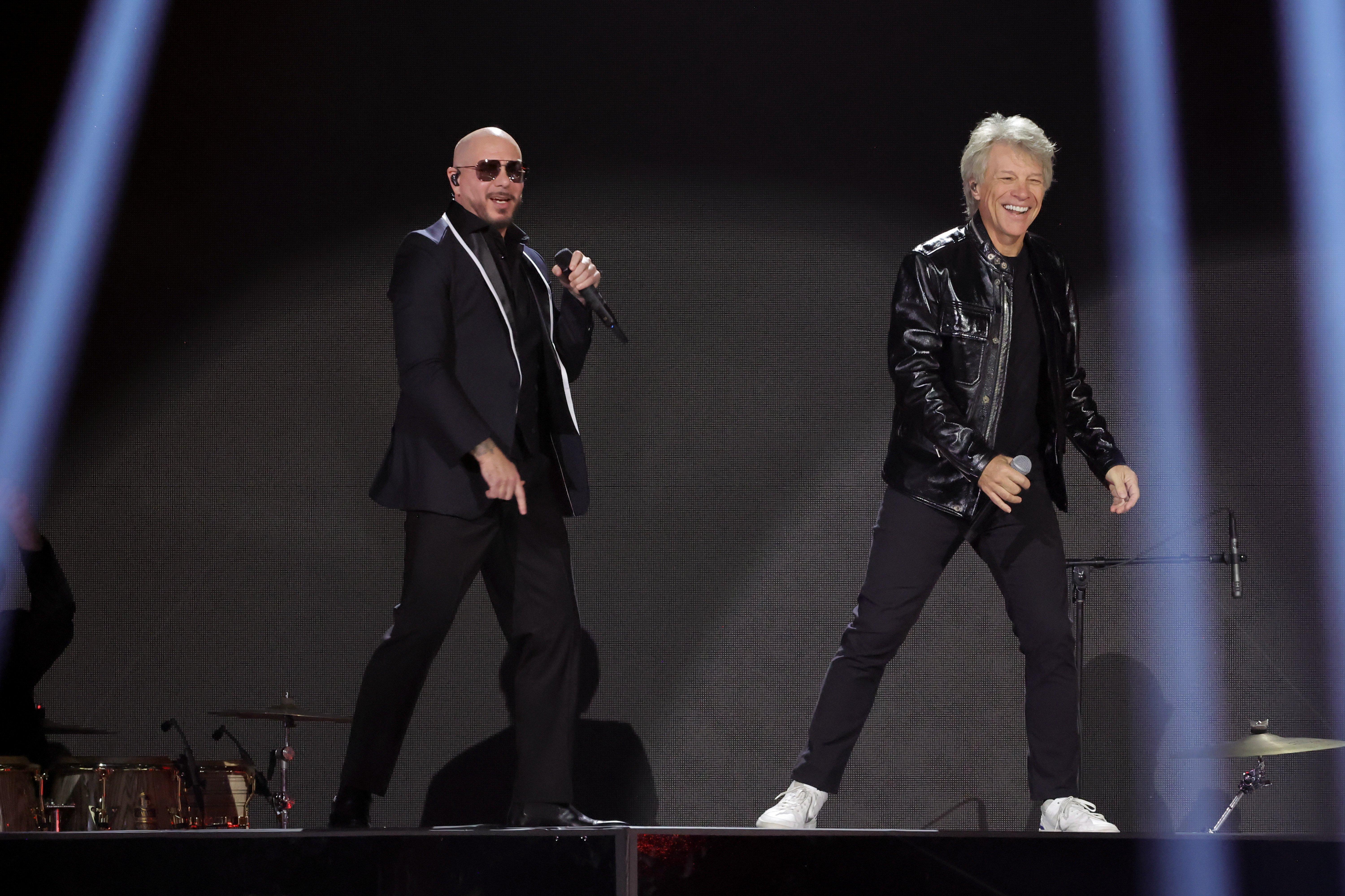 Watch: Pitbull & Jon Bon Jovi Perform "We Do It Our Way" At The 2024 Latin  GRAMMYs | GRAMMY.com