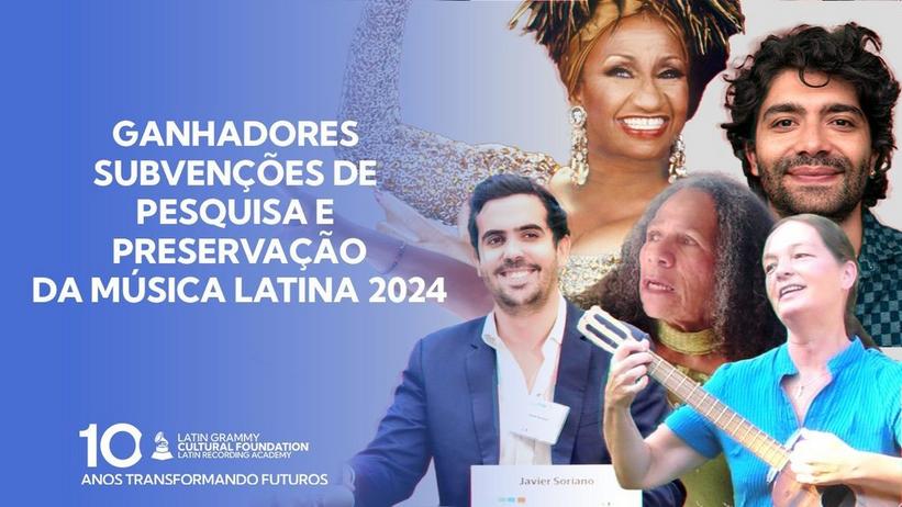 A Fundação Cultural Latin GRAMMY® anuncia os ganhadores de seu programa de subvenções para pesquisa e preservação da música latina