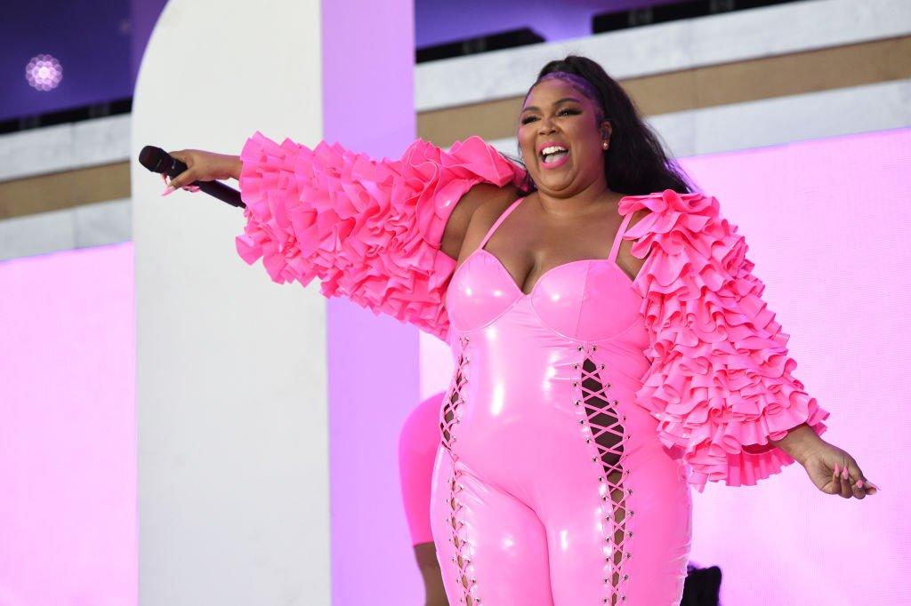 Lizzo posing in a photo
