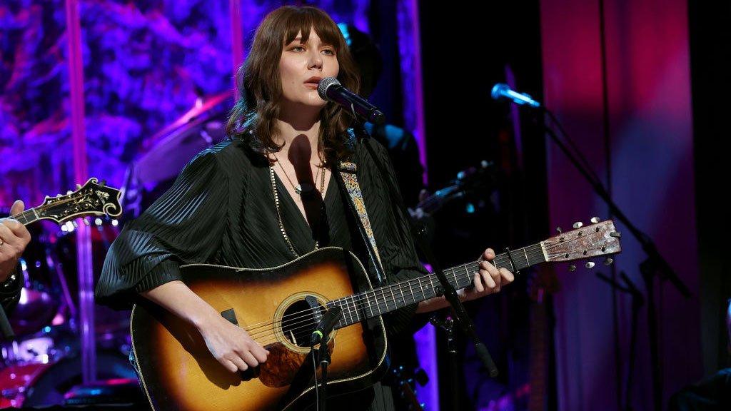 Molly Tuttle performs at the Country Music Hall of Fame and Museum in Nashville.
