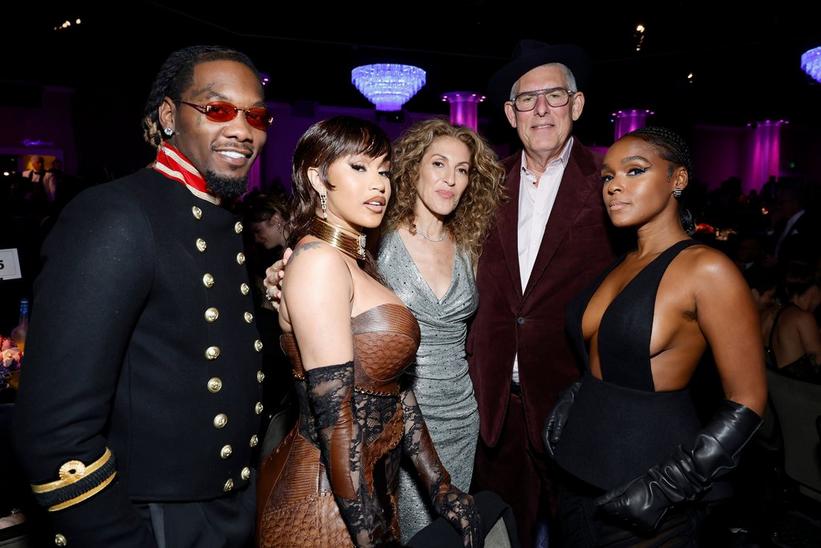 Offset CardiB JudyGreenWald LyorCohen JanelleMonae 2023 pre grammy gala