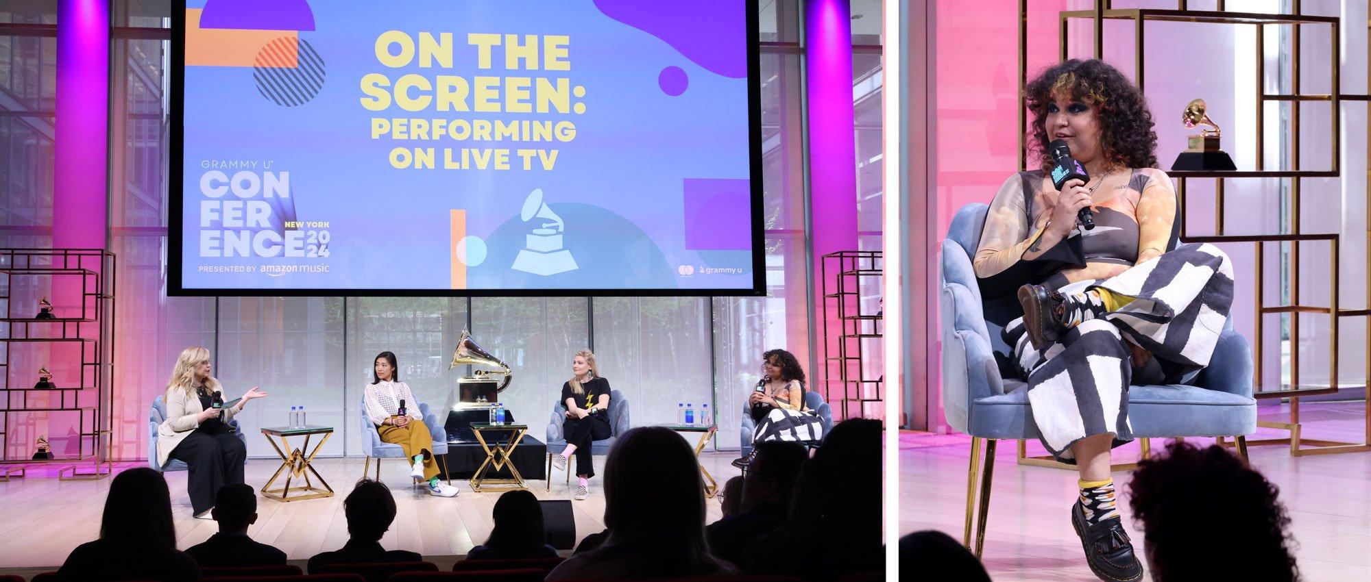 The “Sounds of the Stage” panel at the GRAMMY U conference